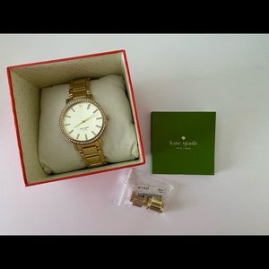Kate Spade Gramercy Collection Rhinestone Watch